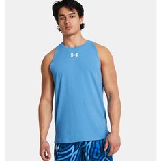 Майка Under Armour Zone Tank, размер S, Viral Blue/White