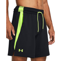 Шорты спортивные Under Armour, размер S, черный/зеленый