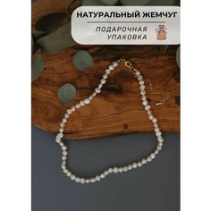 Чокер, жемчуг пресноводный, длина 35 см, белый Eagle Homes
