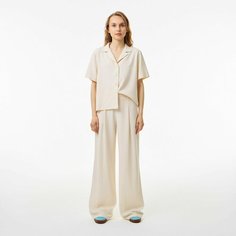 Брюки LACOSTE, размер T34, молочный