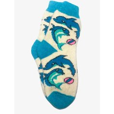 Носки , размер 35/39, голубой, синий, белый комоd