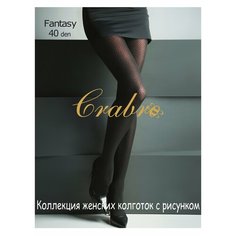 Колготки Crabro, 40 den, размер 5, чёрный