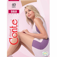 Колготки Conte elegant Solo, 40 den, размер 5, коричневый
