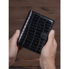 Портмоне , фактура под рептилию, черный Arouz