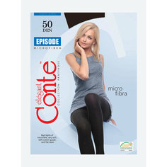 Колготки Conte elegant Episode, 50 den, размер 4/L, nero/черный