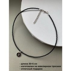 Чокер SIDORINA SOFIA ACCESSORIES, бисер, длина 35 см, черный