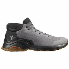 Полуботинки чукка Salomon, размер UK 8; EUR 42; USA 8,5; 26,5 см (примерно на российский 40,5*), коричневый, черный, серый