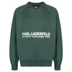 Толстовка Karl Lagerfeld, размер XS, , зеленый
