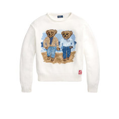 Свитер Polo Ralph Lauren Ralph & Ricky Bear, размер XXL, , серебристый