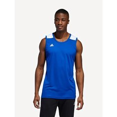 Майка спортивная adidas Jersey, размер S, синий