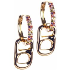Серьги с подвесками XUPING JEWELRY, фианит, золотой
