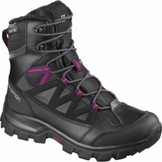 Ботинки Salomon, размер UK 3,5; EUR 36; USA 4; 22 см (примерно на российский 34,5*), черный