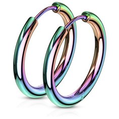 Серьги Spikes, размер 14 мм, разноцветный