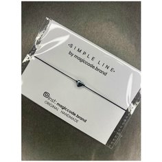 Браслет-цепочка, 1 шт., размер one size, черный My Code Brand