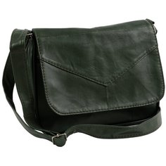 Сумка кросс-боди , фактура гладкая, темно-зеленый Unvers Leather Istanbul
