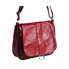 Сумка кросс-боди , фактура гладкая, бордо Unvers Leather Istanbul