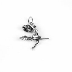 Подвеска Sirius Jewelry, серебро, 925 проба, оксидирование, серебристый