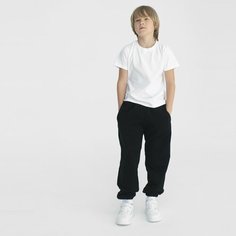 Брюки спортивные Woodcoon, размер 5-6 лет, черный