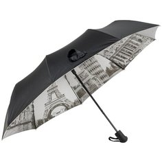 Зонт Frei Regen, серебристый/черный