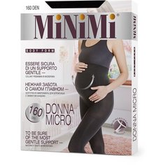 Колготки MiNiMi Donna Micro, 160 den, размер 4/L, nero