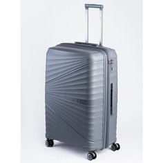 Чемодан , 115 л, размер L, светло-серый Bags Place