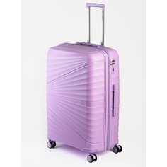Чемодан , 115 л, размер L, сиреневый Bags Place