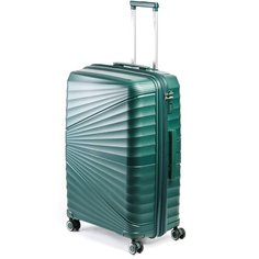 Чемодан , 115 л, размер L, темно-зеленый Bags Place