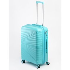 Чемодан , 77 л, размер M, мятный Bags Place