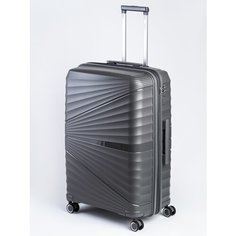 Чемодан , 115 л, размер L, серый Bags Place