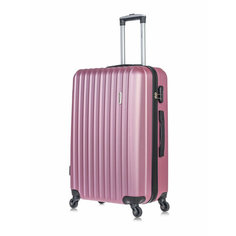 Чемодан Lcase Krabi, 94 л, размер L, розовое золото