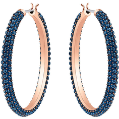 Серьги конго SWAROVSKI, кристаллы Swarovski, золото