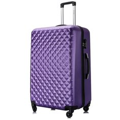 Чемодан Lcase, 105 л, размер L, фиолетовый