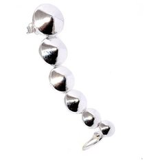 Серьги каффы Silver WINGS, серебро, 925 проба, , серебристый