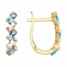 Серьги SOKOLOV, красное золото, 585 проба