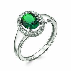 Кольцо The Jeweller, серебро, 925 проба, кристалл, фианит, размер 17