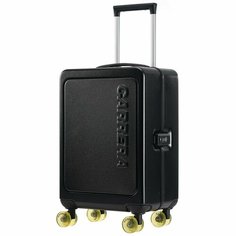 Чемодан Carrera, 38 л, черный/желтый