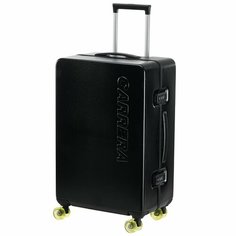 Чемодан Carrera, 70 л, черный/желтый