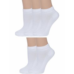 Носки Альтаир, комплект, 5 пар, размер 21, белый Altair