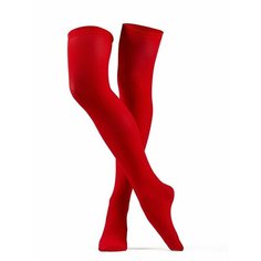 Чулки Eros, 50 den, размер one size, красный