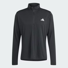 Олимпийка adidas Essentials training 1/4-ZIP, размер S, , black