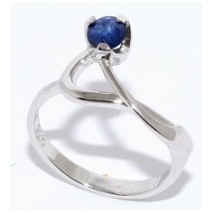 Кольцо Silver WINGS, серебро, 925 проба, корунд, размер 17.75