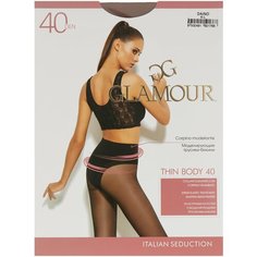 Колготки Glamour Thin Body, 40 den, размер 4, daino