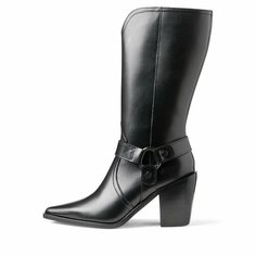 Сапоги Tamaris, полнота G (EU)/ на среднюю и широкую стопу, размер 36, черный