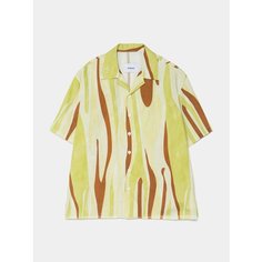 Рубашка BONSAI Oversize Bowling Shirt, размер XL, Желтый
