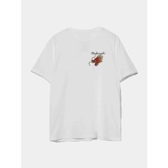 Футболка Maharishi 1385 Dragon Map, размер XL, белый