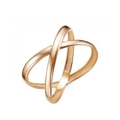 Кольцо Яхонт, красное золото, 585 проба, размер 17