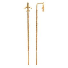 Серьги The Jeweller, красное золото, 585 проба, , золотистый