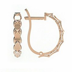 Серьги The Jeweller, красное золото, 585 проба, , золотистый