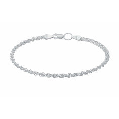 Браслет Яхонт, серебро, 925 проба, длина 16 см.
