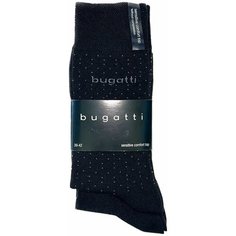 Носки Bugatti, размер 39-42, черный..